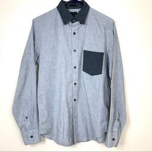 J.crew grey long sleeve woman top size S